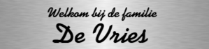 Brievenbus naamplaatjes